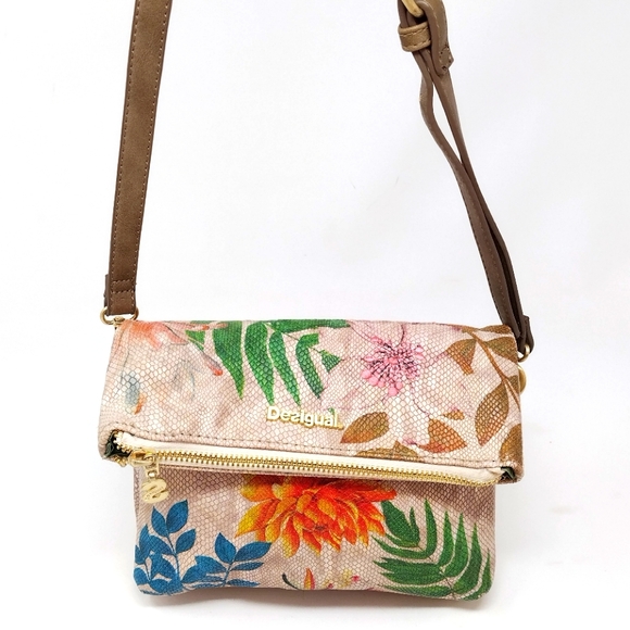Desigual Atenas Mogil Floral Shoulder Bag - Picture 2 of 8
